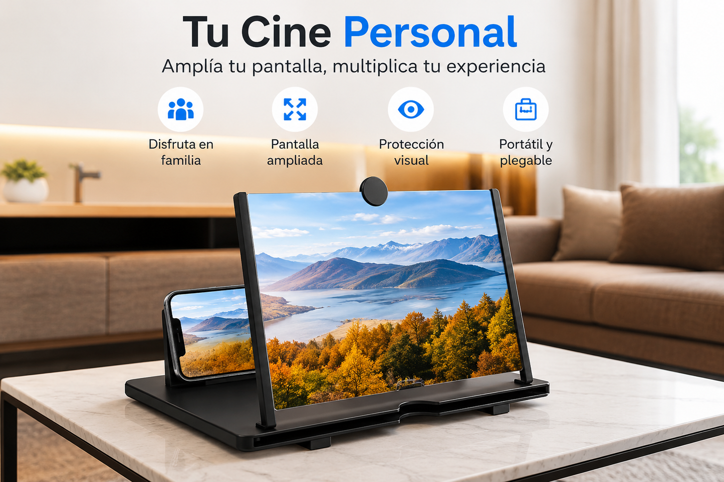 Pantalla Amplificadora HD para Móvil